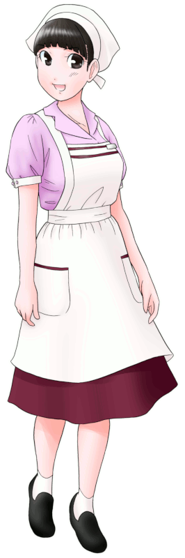 ミセスエリザベスマフィンの制服のイラスト