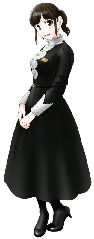 秋葉原和堂（あきはばらなごみどう）の制服のイラスト